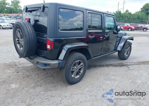 2016 Jeep Wrangler Unlimited 75Th Anniversary z USA, uszkodzony, nr VIN 1C4HJWEG3GL343340